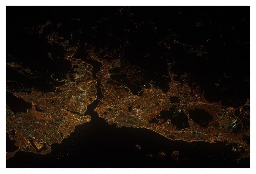 Istanbul at Night (NASA, International Space Stati
