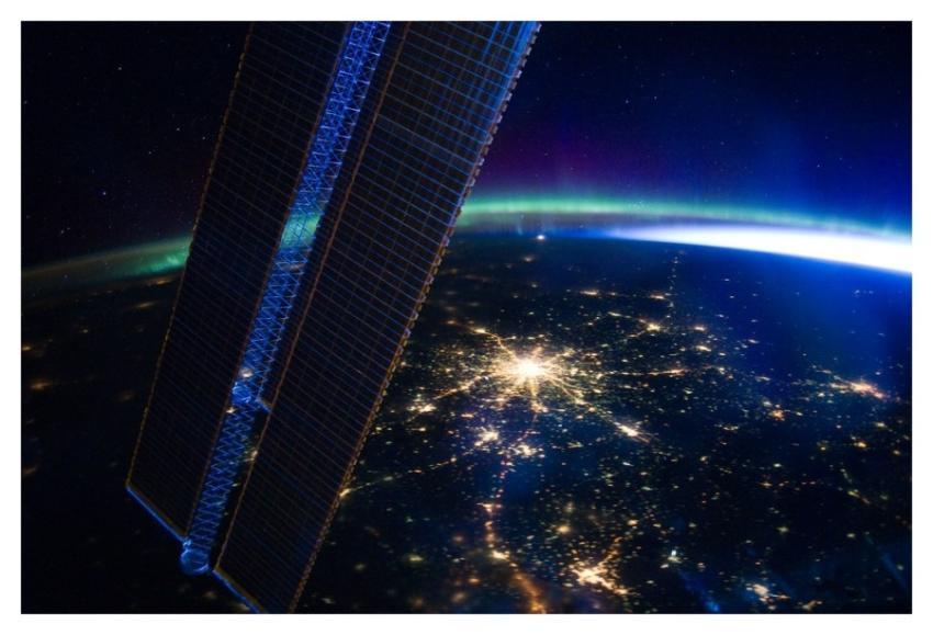 Moscow at Night (NASA, International Space Station