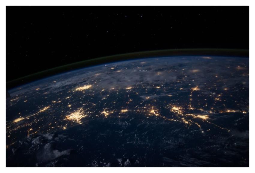 Gulf Coast at Night (NASA, International Space Sta