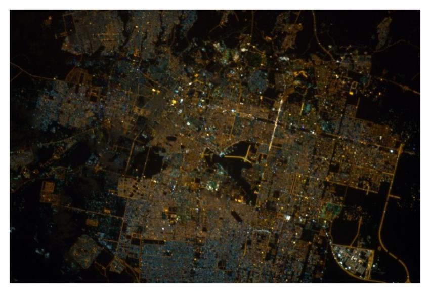 Riyadh, Saudi Arabia at Night (NASA, International