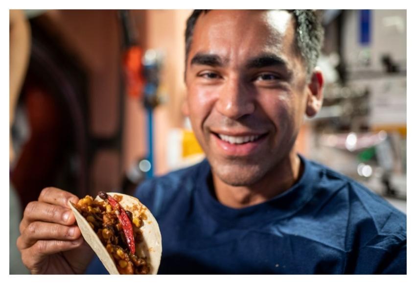 Astronaut Raja Chari is ready for taco night