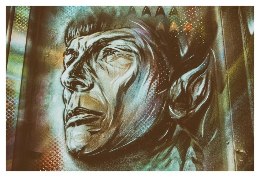 Street Art Star Trek