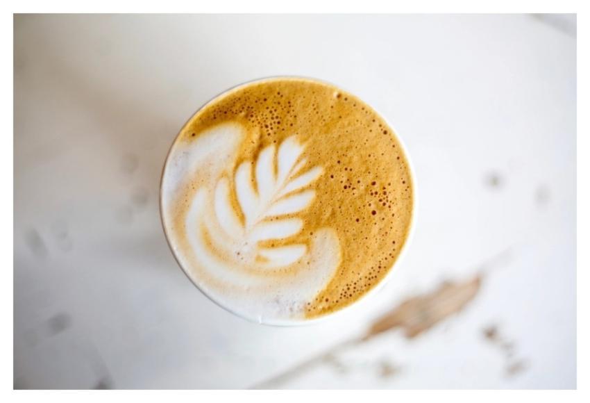 Free latte art photo