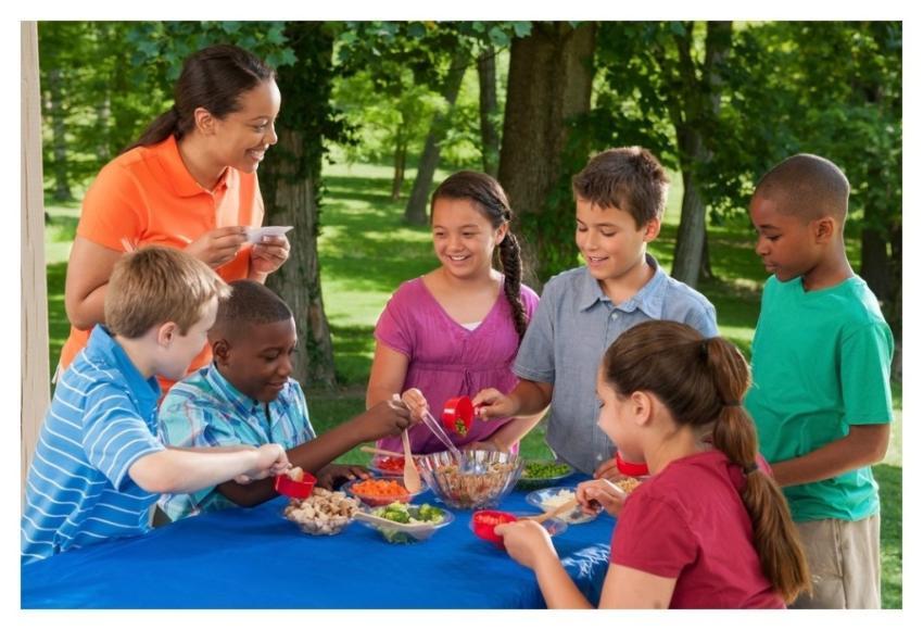 Children participating nutrition education summer