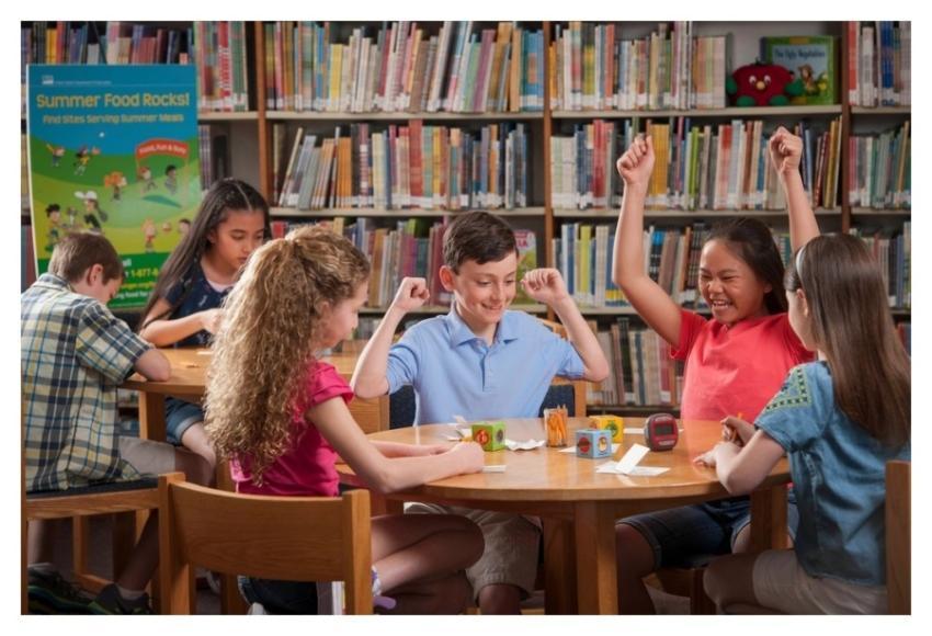 Children participating nutrition education activit