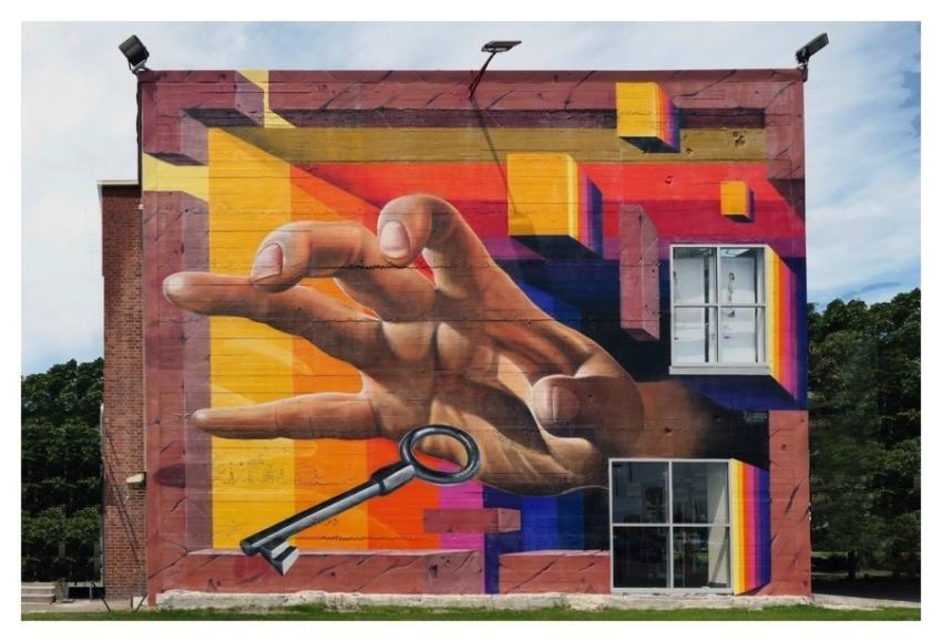 Street Art Wall, graffiti street