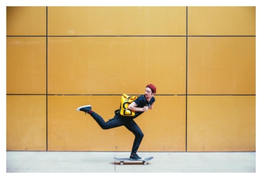 Skateboarder Sidewalk