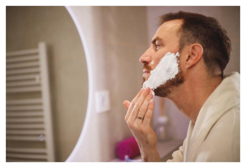 Man Shaving