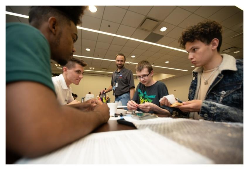 ‘STEM Boys Night In’ at NASA Goddard