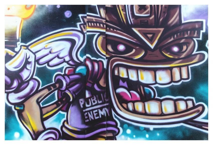 Public Enemy, graffiti street art