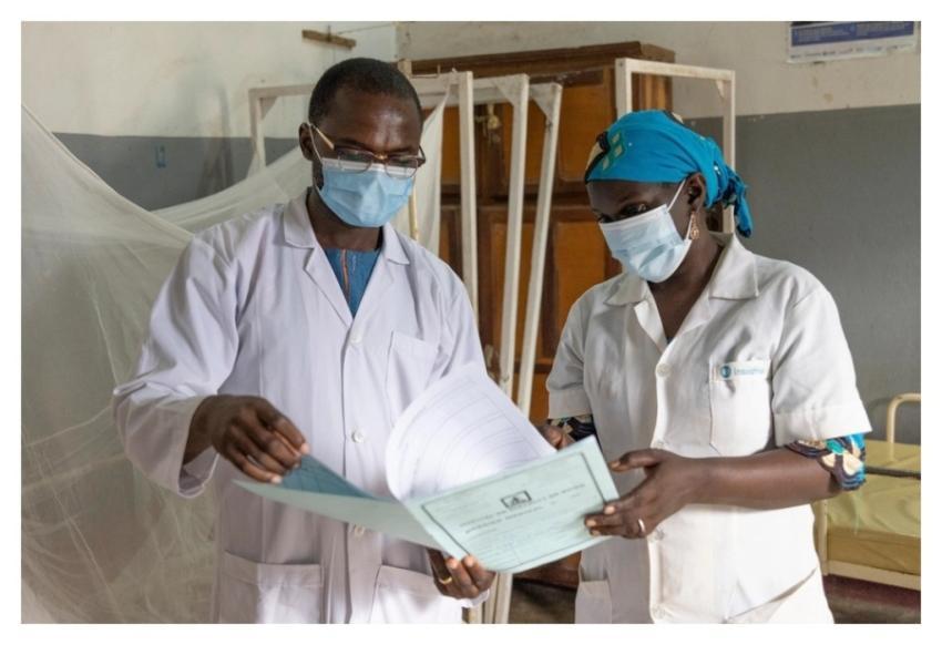 Training mentorship health workers Cameroon