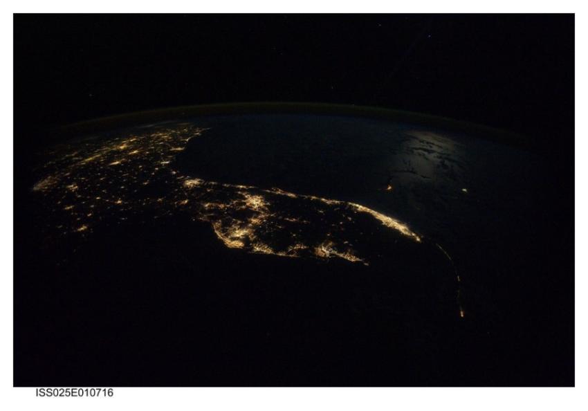 Florida at Night (NASA, International Space Statio