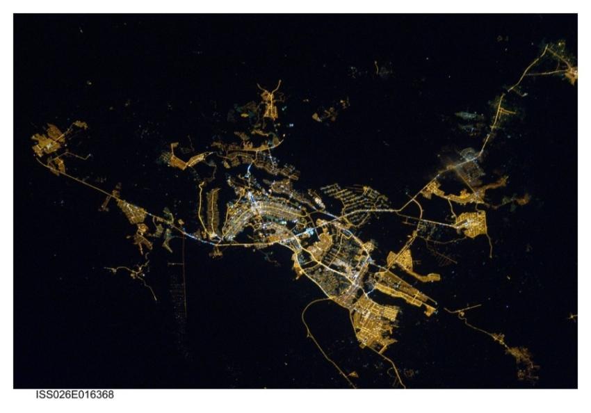Brasilia, Brazil at Night (NASA, International Spa