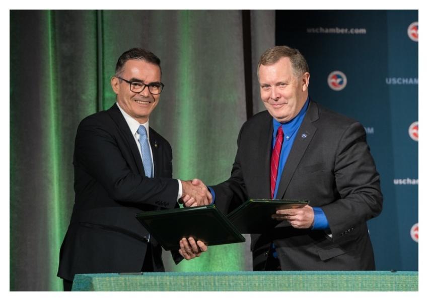 NASA Deputy Administrator Signs Agreement with Bra