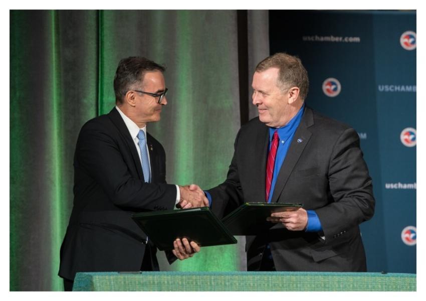 NASA Deputy Administrator Signs Agreement with Bra