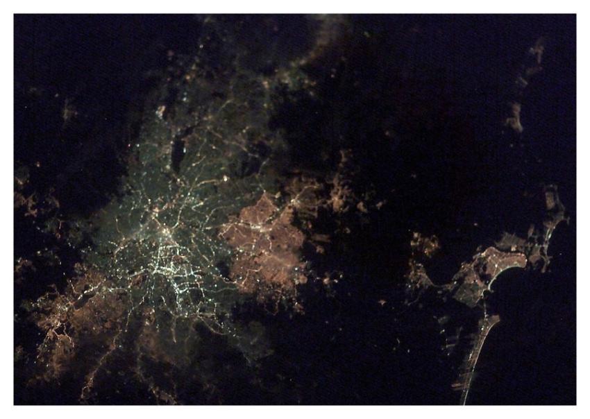 São Paulo, Brazil, at Night (NASA, International S