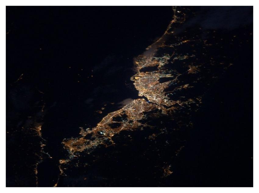 Istanbul at Night (NASA, International Space Stati