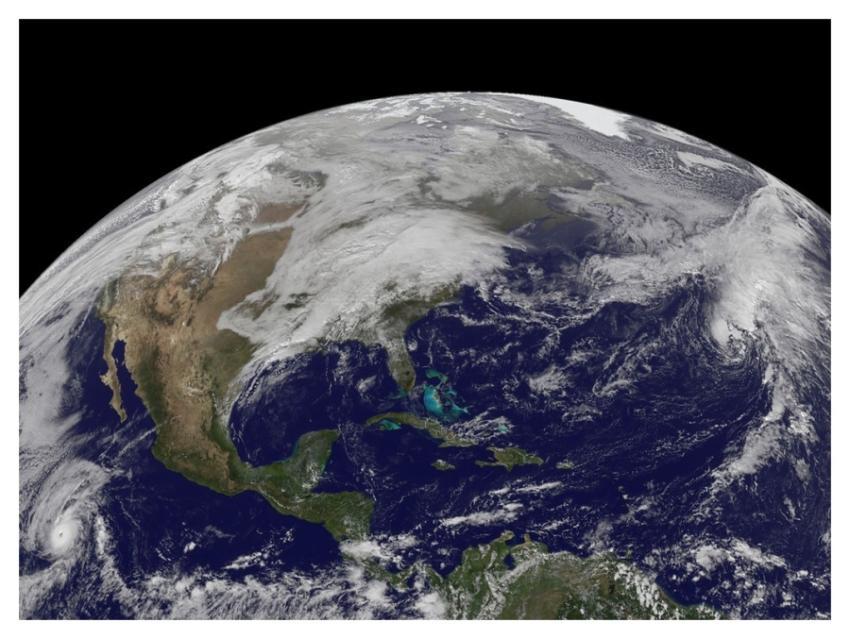 Satellite Looks at Thanksgiving Travel in North Am