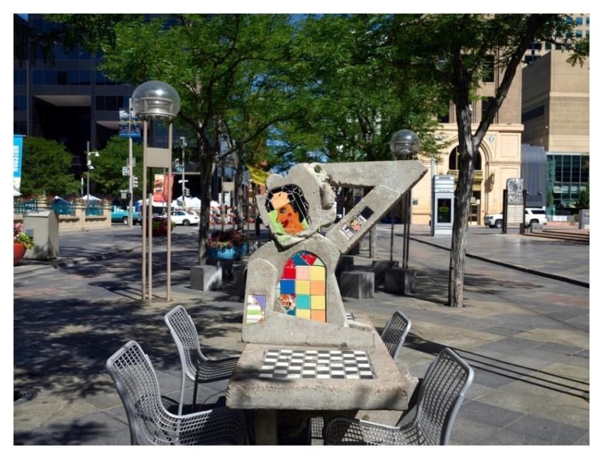 Chess meets modern art Denver