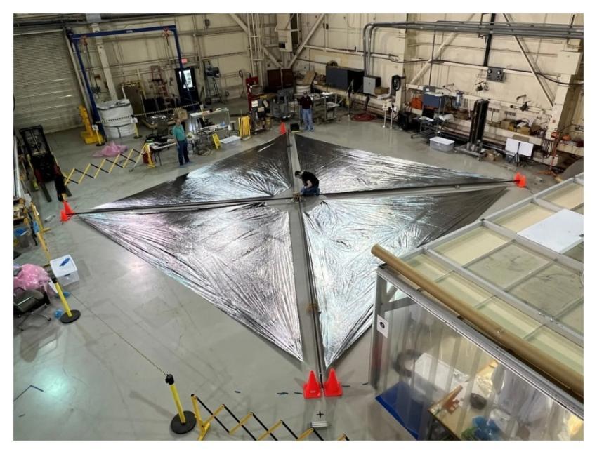 NASA Next-Generation Solar Sail Boom Technology Re