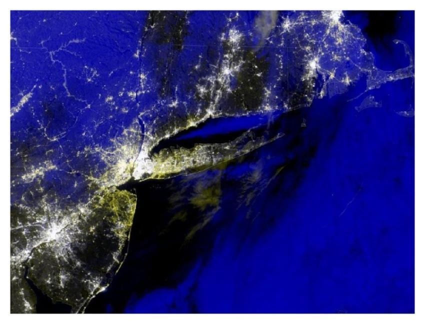 SPoRT Maps Hurricane Sandy Blackout (1 of 2) (NASA