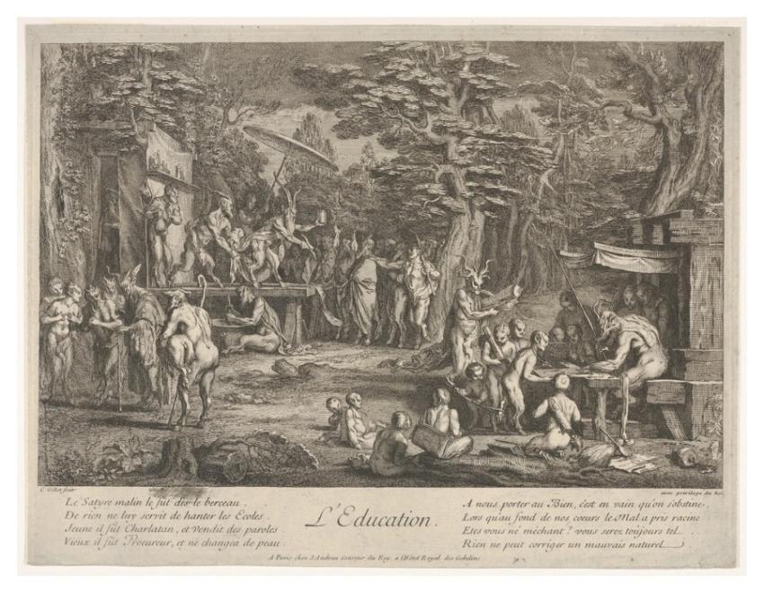 Education (L'Education): forest, right old