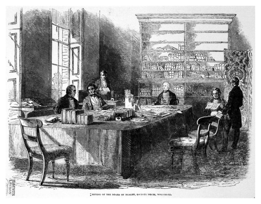 Sitting General Board Health, Whitehall