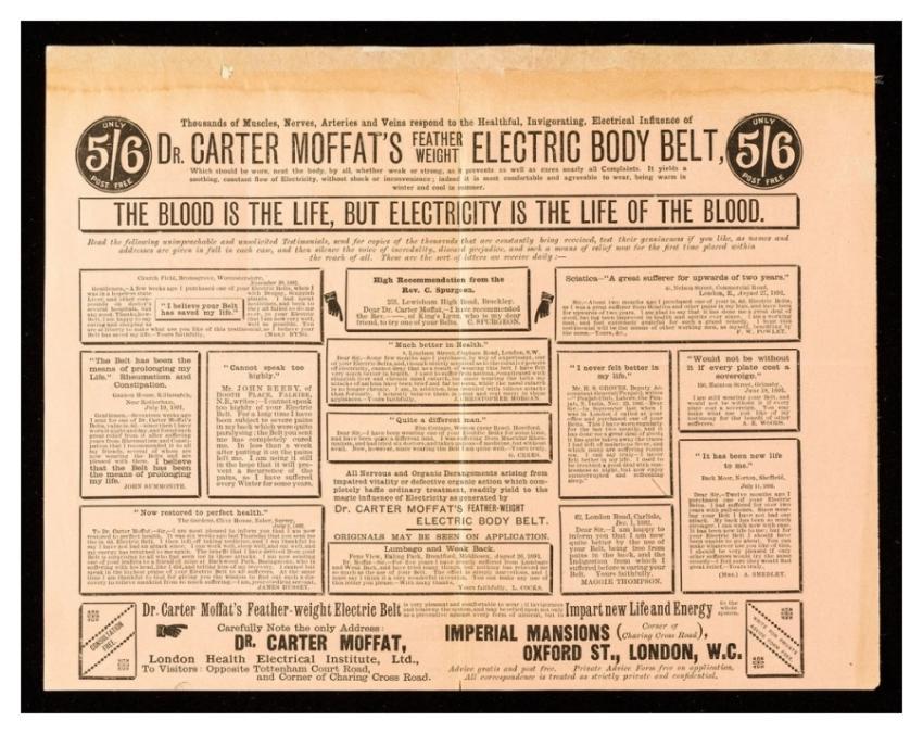 Electricity failing health : men