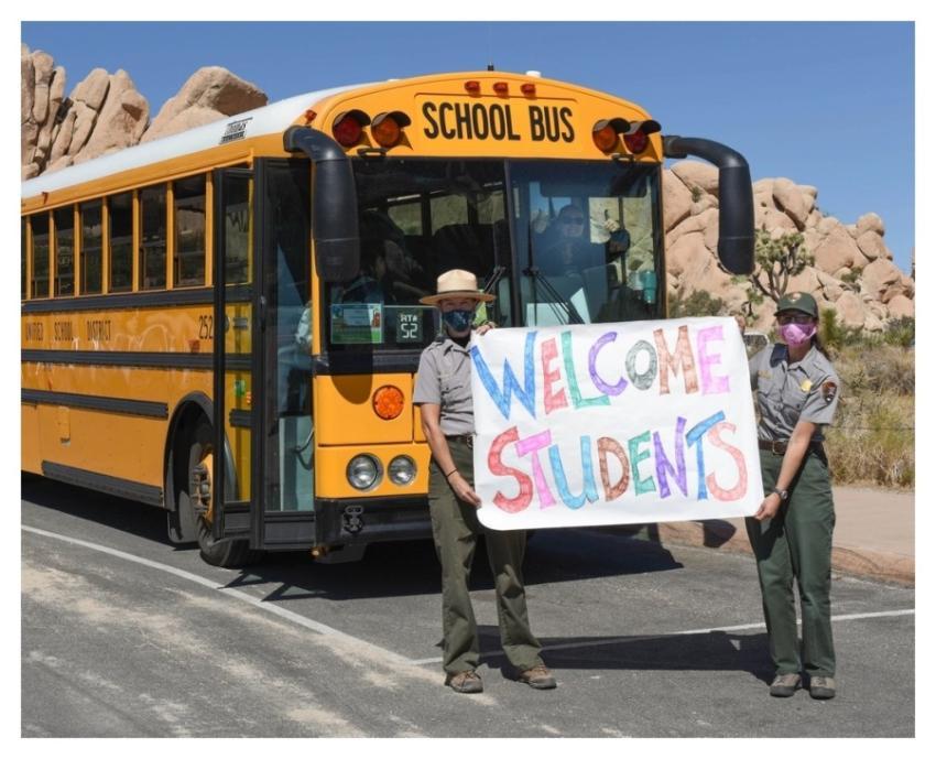 Education Rangers welcome students park