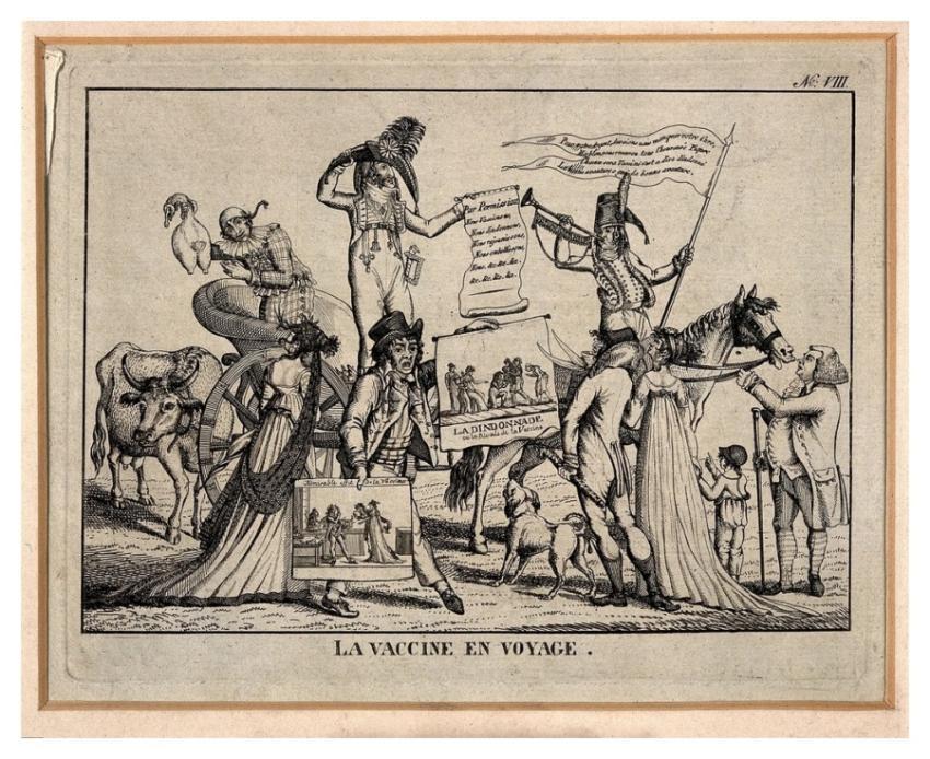 travelling procession health officials ironically