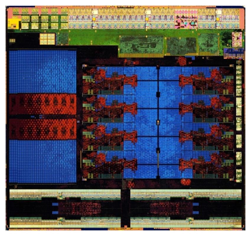 Computer chip, technology image