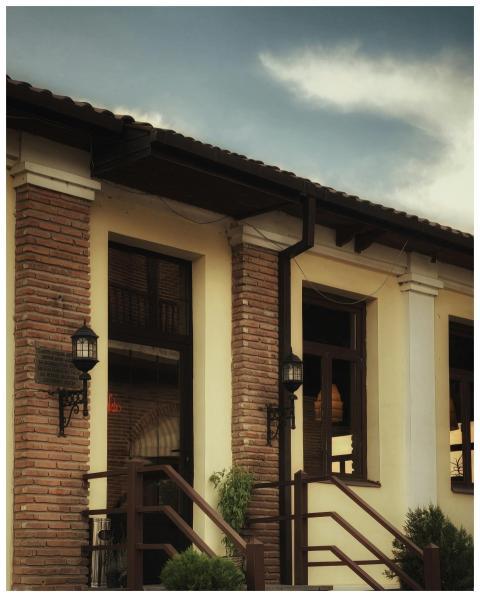 Rustic Brick Building Vintage