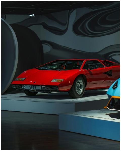 Vintage Red Sports Car