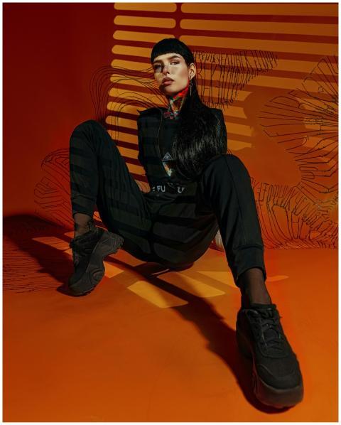 Edgy Fashion Portrait Futuristic