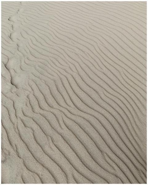 Capture of wavy sand patterns in Nida dunes, Lithu
