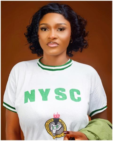 Portrait Woman Wearing Nysc
