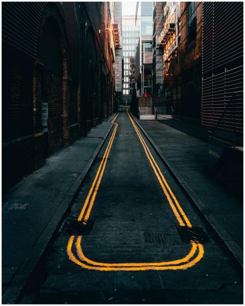 Explore this eerie, narrow alley in Greater London