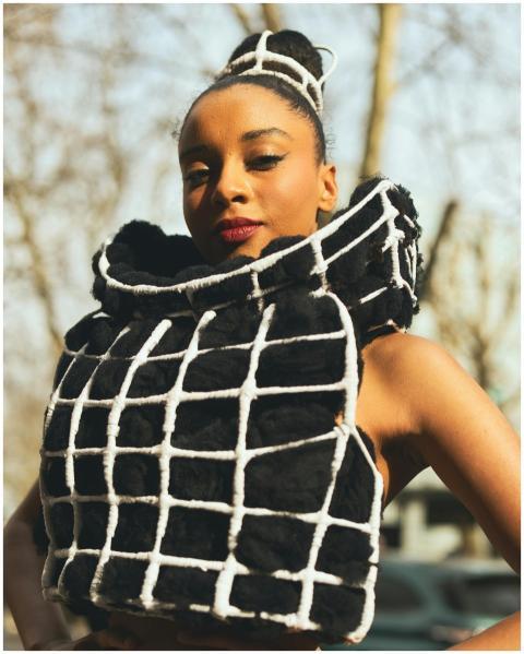 Innovative Fashion Portrait Nature