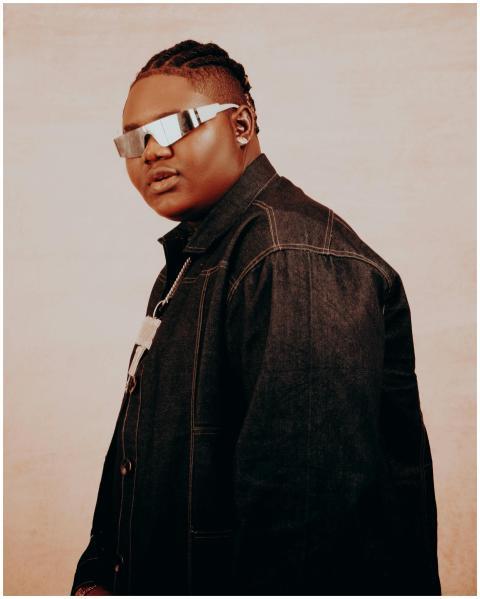 Stylish portrait of a person wearing futuristic re