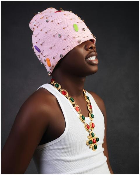 Stylish Portrait Man Bejeweled