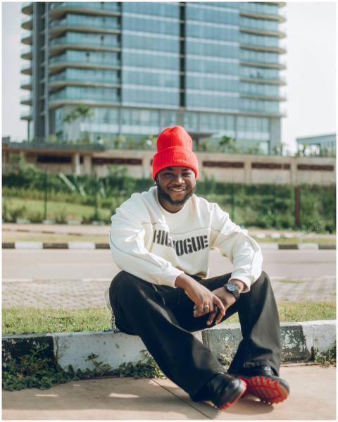 Young Man Bright Red