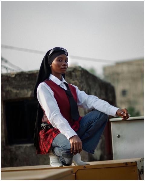 Confident Woman Stylish Urban