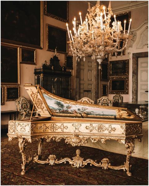 Elegant interior of Isola Bella's villa featuring