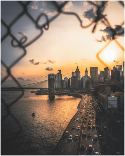 Captivating view of New York City skyline with Bro