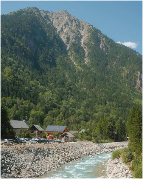 Picturesque mountain landscape with lush greenery