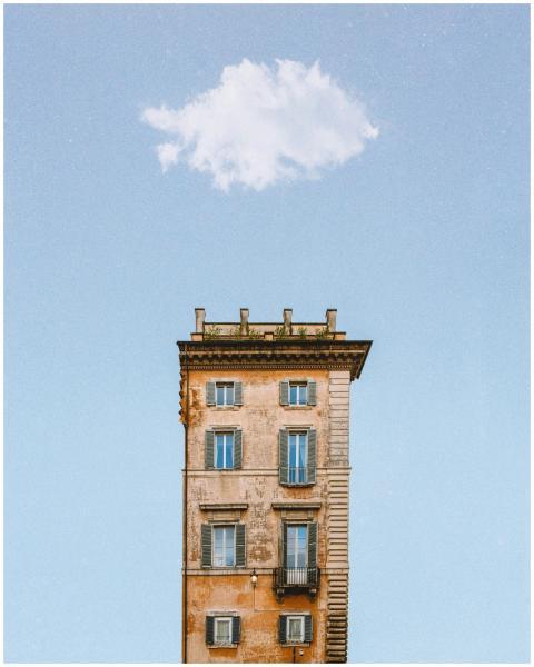 A striking view of an ancient building with archit