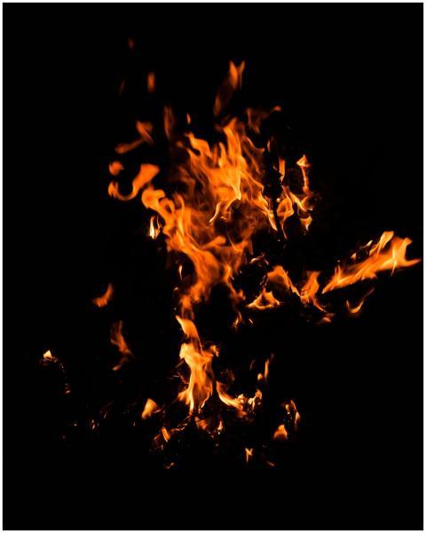 Captivating image of flames flickering vividly aga