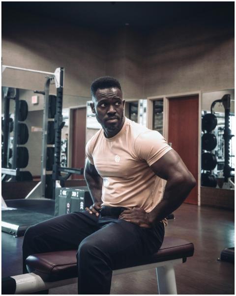 Fit Male Athlete Gym