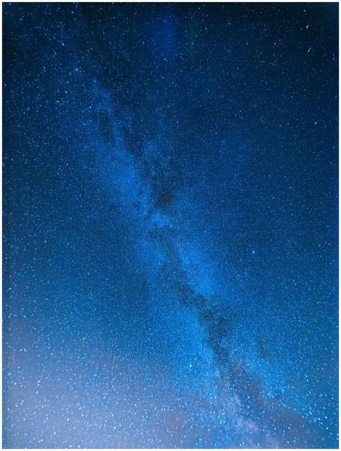 Captivating view of the Milky Way in a starry nigh