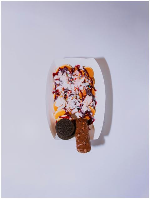 Colorful Ice Cream Sundae